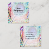 Carte de visite Carré minimaliste (Devant / Derrière)