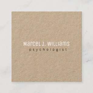 Carte De Visite Carré Minimaliste moderne professionnel élégant