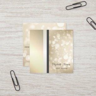 Carte De Visite Carré Moderne Design Bokeh Géométrique, Gratuit