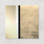 Carte De Visite Carré Moderne Design Professionnel Géométrique, Gratuit (Devant)