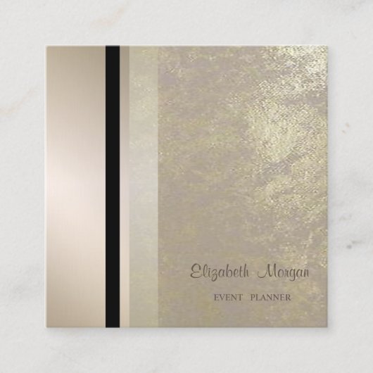 Carte De Visite Carré Moderne Design Professionnel Géométrique, Gratuit (Devant)