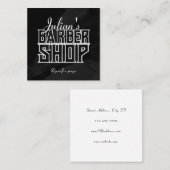 Carte De Visite Carré Moderne élégant (Devant / Derrière)