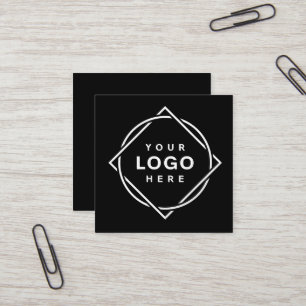 Carte De Visite Carré Moderne, minimaliste, élégant et personnalisable