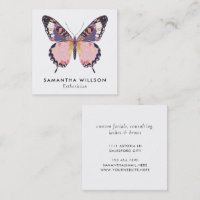 Moderne simple Papillon rose violet Whimsical