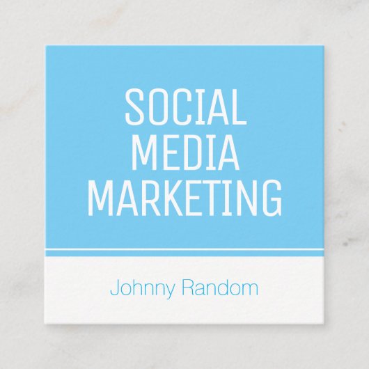 Carte De Visite Carré Moderne tenez la couverture (Devant)