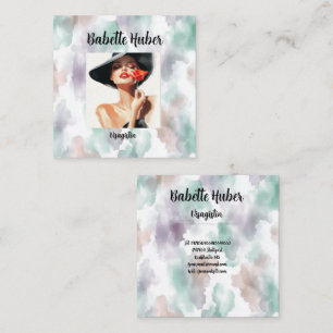 Carte De Visite Carré Modernité