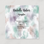 Carte De Visite Carré Modernité (Dos)