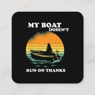 Carte De Visite Carré Mon bateau ne fonctionne pas grâce