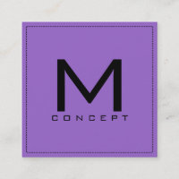 Monogramme professionnel élégant Améthyste moderne