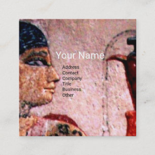 CARTE DE VISITE CARRÉ MONOGRAPHIE DE LA MODE ET DE LA BEAUTÉ EN EGYPTE A