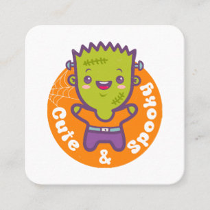 Carte De Visite Carré monstre de Frankenstein