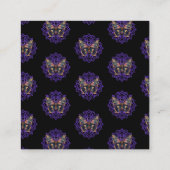 Carte De Visite Carré Moth Mandala (Dos)