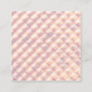 Carte De Visite Carré Motif abstrait en quatrefeuilles lumineux pastel