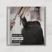 Carte De Visite Carré Musique CD Coque Album Cover coiffeuse (Devant)