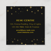 Carte De Visite Carré Mystic Eye Boho Celestial Moon Energy Healer (Dos)