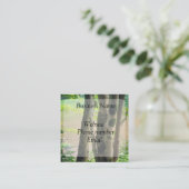 Carte De Visite Carré Nature (Debout devant)