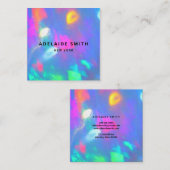 Carte De Visite Carré ・ néon couleurs gemstone opel photo (Devant / Derrière)