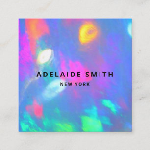 Carte De Visite Carré ・ néon couleurs gemstone opel photo