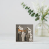 Carte De Visite Carré news' home (Debout devant)