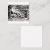 Carte De Visite Carré Nikola Tesla Electricity (Devant / Derrière)