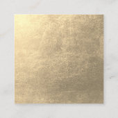 Carte de visite Carré noir Gold (Dos)