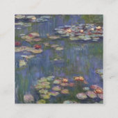 Carte De Visite Carré Nymphéas Claude Monet (Devant)