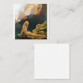 Carte De Visite Carré Oies sauvages Par Maxfield Parrish (Devant / Derrière)