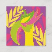 Carte De Visite Carré oiseau (Devant)