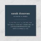 Carte De Visite Carré Oiseau (Dos)