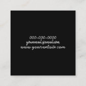 Carte De Visite Carré Opale Iridescente en mosaïque (Dos)