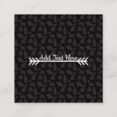 Carte De Visite Carré Ours noir (Devant)