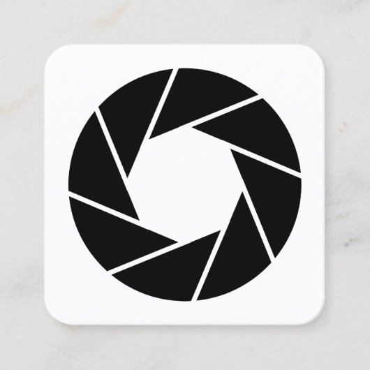 Carte De Visite Carré Ouverture (Devant)