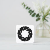 Carte De Visite Carré Ouverture (Debout devant)