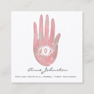 Carte de visite Carré Palm and Eye