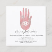 Carte de visite Carré Palm and Eye (Dos)