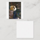Carte De Visite Carré Pandora's Box - John William Waterhouse (Devant / Derrière)