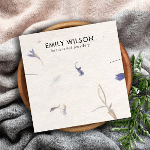 CARTE DE VISITE CARRÉ PAPIER MAINTENANT EN PAIN ÉCRAN EN LACE