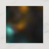 Carte De Visite Carré Papillon lumineux et papillons de nuit (Dos)