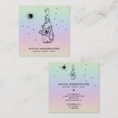 Carte De Visite Carré *~* Papillon papillon Moth Magic Boho Potion arc-e (Devant / Derrière)