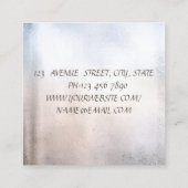 Carte De Visite Carré Parties scintillant professionnelle moderne élégan (Dos)