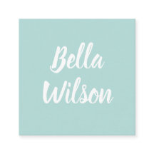 Pastel minimaliste moderne simple à la mode bleu