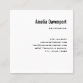 Carte De Visite Carré Pastel Rainbow Spiral Candy Photo (Dos)