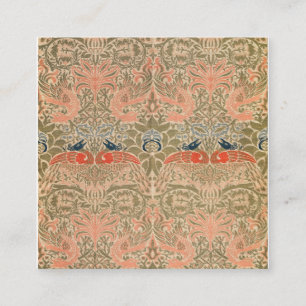 Carte De Visite Carré Peacock Et Dragon (1878) De William Morris