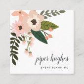 Carte De Visite Carré Pêcher la prairie (Devant)