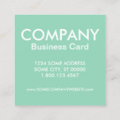 Carte De Visite Carré peinture d'âne (Dos)