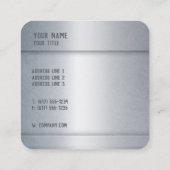 Carte De Visite Carré Peinture du corps automatique | Professionnel (Dos)