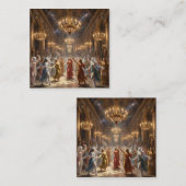 Carte De Visite Carré Pelasgian Dance Magic World 0 Fa023 (Devant / Derrière)