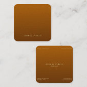 Carte De Visite Carré Perle créative professionnelle élégante finition l (Devant / Derrière)