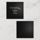 Carte De Visite Carré Personnaliser ou créer à partir de Scratch - (Devant / Derrière)