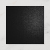 Carte De Visite Carré Personnaliser ou créer à partir de Scratch - (Dos)